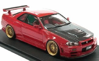 Amazon | イグニッションモデル 1/18 ニスモ R34 GT-R Z-tune レッド